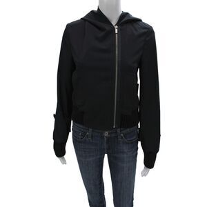 BCBG Max Azria Women Bomber Jacket Black Size XS